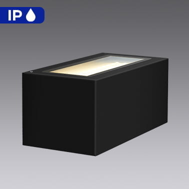 Cube Single-GREY-Outdoor Lighting-FLUA