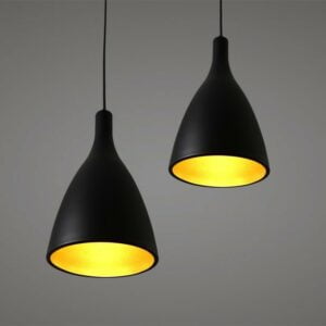 VENICE BLK-GOLD-Pendants-ADA