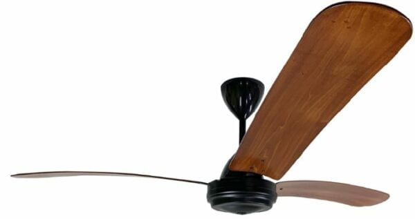 Motor High Breeze 100 Black Blade Wood 3 1500mm Bent Dark Teak Bent1