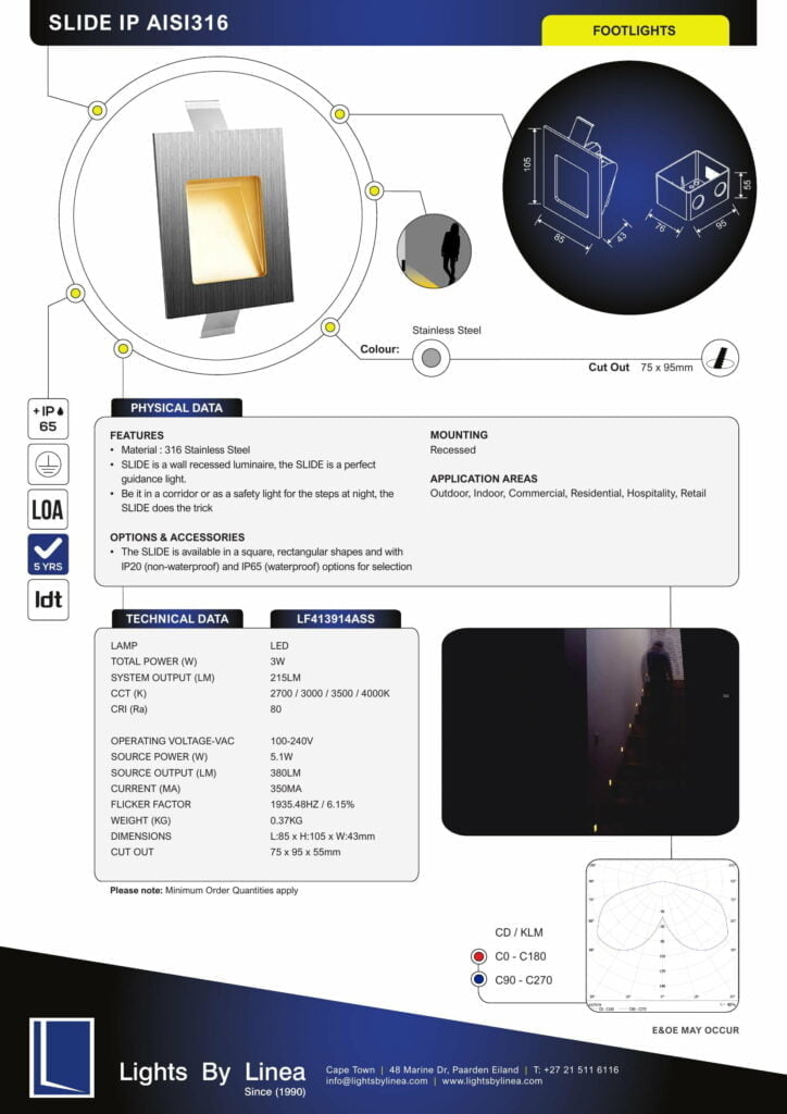 Ip Lighting Rfl5sd Slide IP • The Light Box