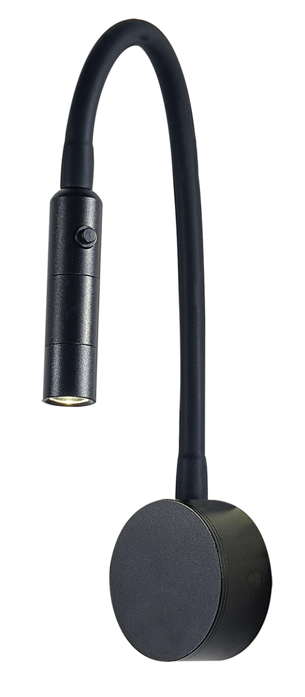 Metal LED Wall Light with Flexible Arm and Switch