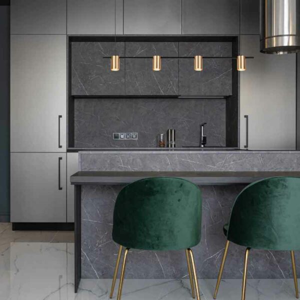 OCCHIO 4 LINEAR 4 Light GU10 linear pendant Incl 2.8m suspension