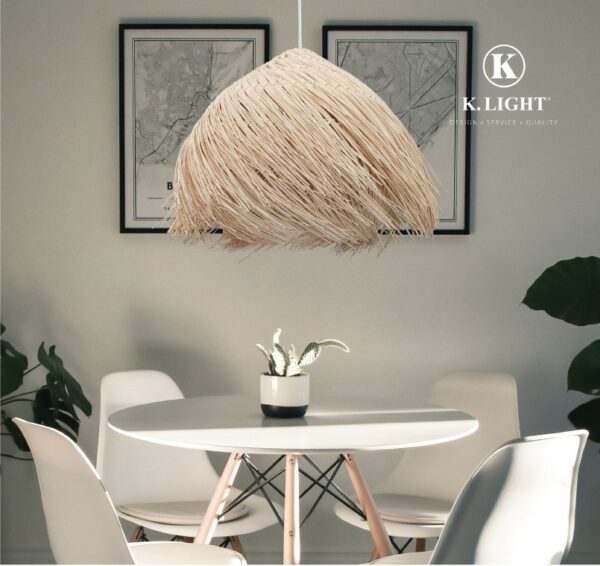 230v 40W E27 Hawaiian Rattan Pendant