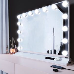 13.5W LED Hollywood Mirror 3xCCT Dimm USB Type-C output Port 1DC12V input Port