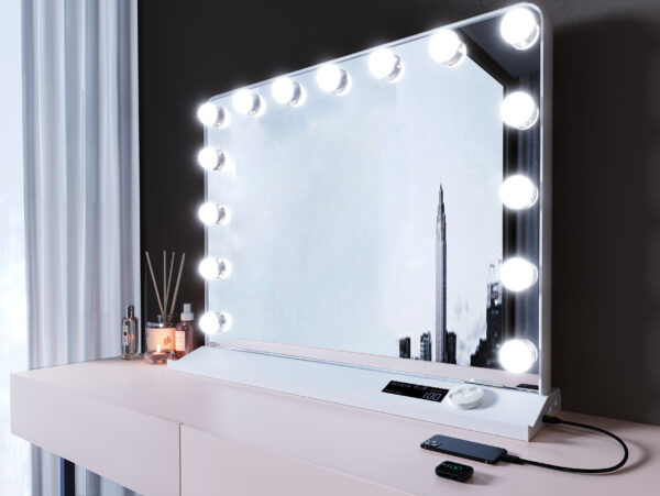 13.5W LED Hollywood Mirror 3xCCT Dimm USB Type-C output Port 1DC12V input Port