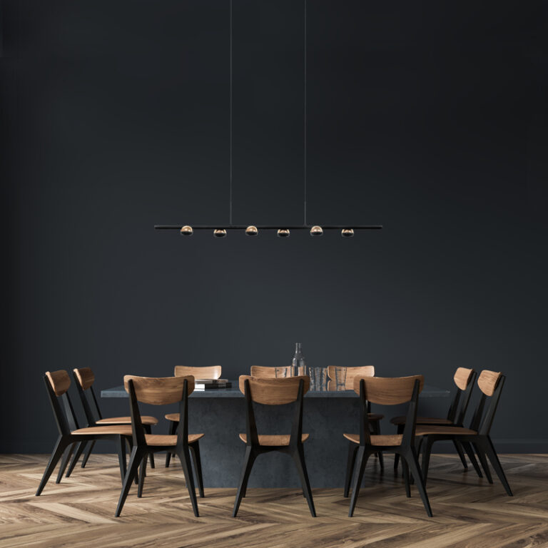 MARRAKESH Modern 6 Light LED pendant 1.9m Suspension 47 8798 marrakesh dining Amb 1